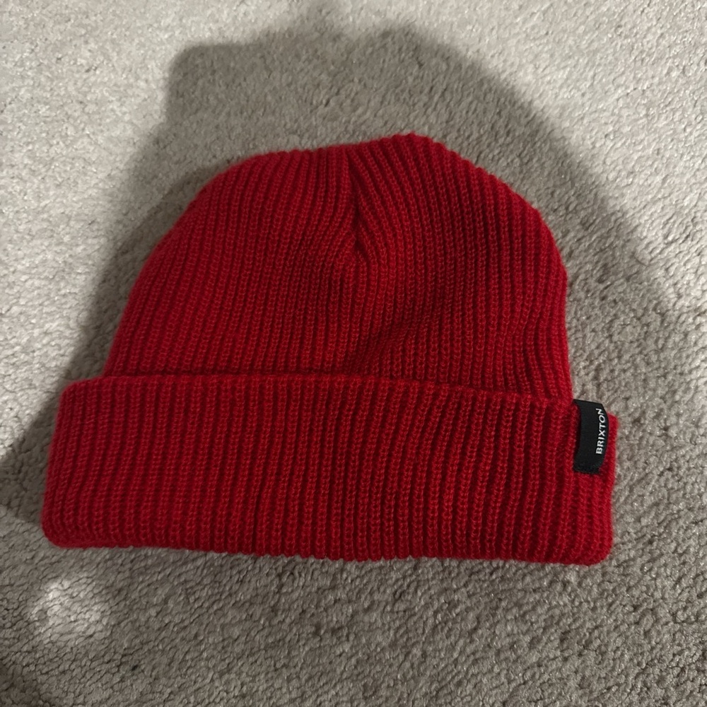 Red Knit Beanie